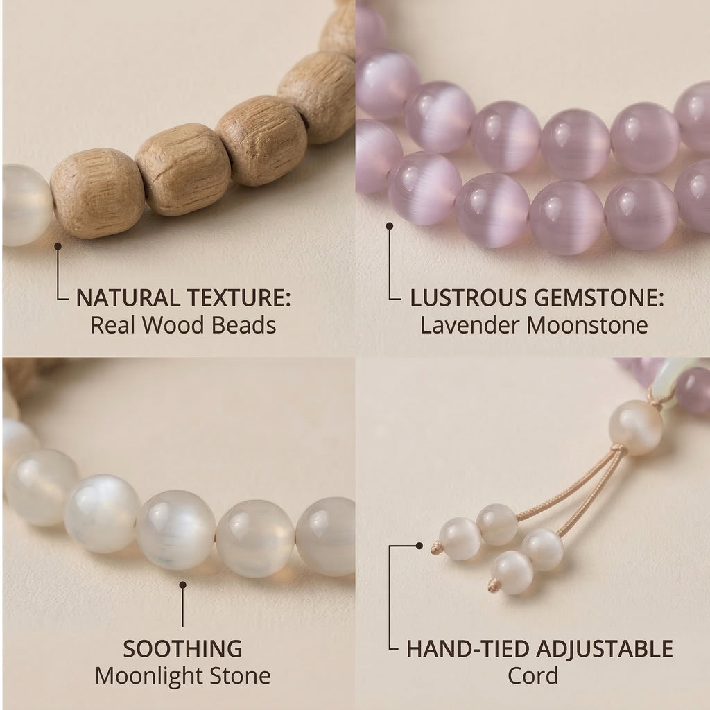 Pastel Beaded Wrap Bracelet